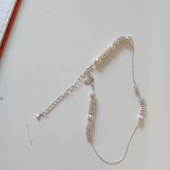 necklace silver m & s