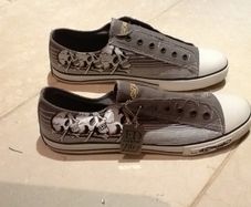 Ed Hardy Lowrise Canvas Shoes