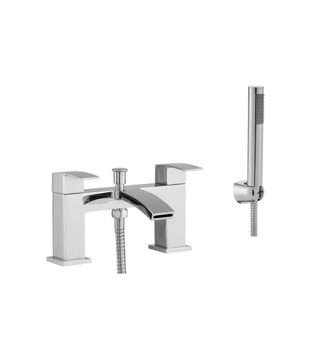 Waterfall Bath Shower Mixer Tap & Shower Kit | Chrome