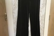 Black Velvet Trousers Size 10