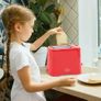 Quest Red Two Slice Toasters 870 Watts Reheat/ Cancel / Defrost/ Variable Browning Settings All New Stock Boxed Fully Guaranteed Price 20 Inc vat Image 2