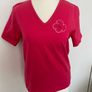 New V Neck Tee Shirt, size 10/12 Image 2