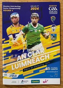 2024 Clare v Limerick - GAA Munster Hurling Round 1 Programme