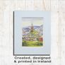 Shandon Tower Cork Art Print | Cork City Ireland Print | Irish Wall Art | Painting by Anna O'Hara | Cork Landmark Print | Mounted or Unmounted Image 4