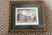 Vintage Framed Print of the Facade of Trinity College Dublin