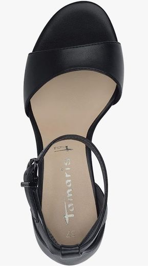 Tamaris Leather Black Sandals - EU size 37 - New