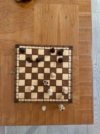 Black & Timber Refurbished Coffee Table