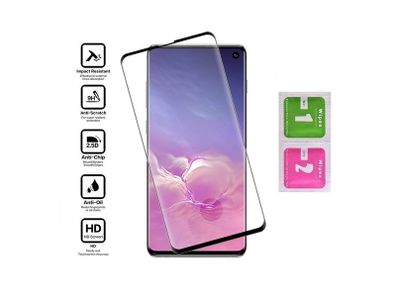 For Samsung Galaxy S10 Tempered Glass 9D Curved Screen Protector Full Coverage - FHT07SMTGF