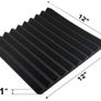 12 Pack Acoustic Foam Panels, 1" X 12" X 12" Studio Soundproof Wedge-shaped Fireproof Soundproof Liner Acoustic Treatment Foam (FREE POSTAGE) Image 4