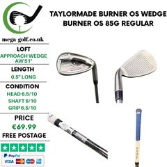 Taylormade Burner OS Wedge Aw 51 Degree / Burner OS 85G Regular