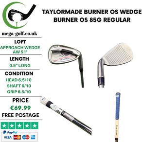 Taylormade Burner OS Wedge Aw 51 Degree / Burner OS 85G Regular