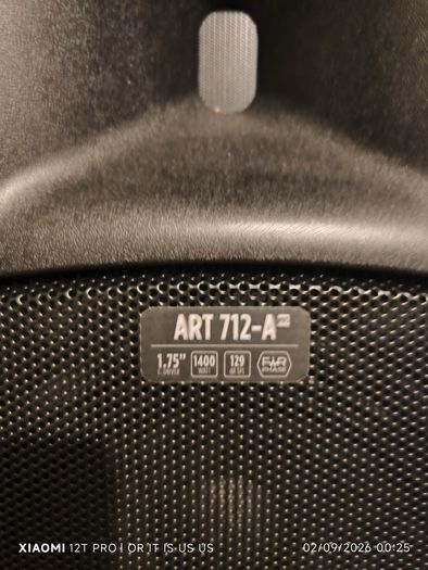 RCF 712-Mk 5 Active Speakers
