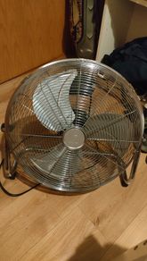 Chrome floor  fan 18' 3 speed
