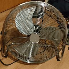 Chrome floor  fan 18' 3 speed