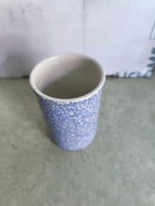 Mason's Crabtree & Evelyn Blue & White Floral Toothbrush Mug