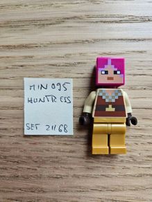 lego min095 huntress, set minecraft 21168