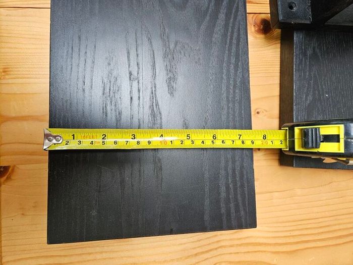 Black shelves with Brackets