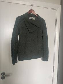 Aran Crafts Merino Wool Knit Cardigan