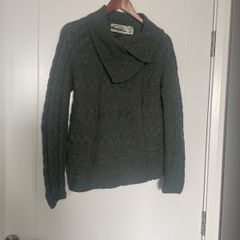 Aran Crafts Merino Wool Knit Cardigan