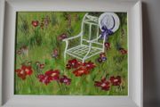 Framed Painting Fragrant Bliss  Acrylic on canvas.