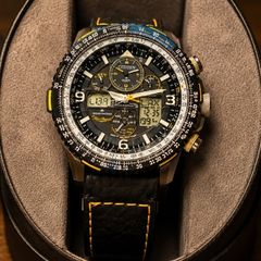 Citizen Eco-Drive Blue Angels Pilot Watch Excellent Condition