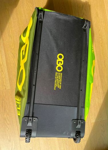 OBO Hockey Goalkeeping Wheelie Bag Green/Lime