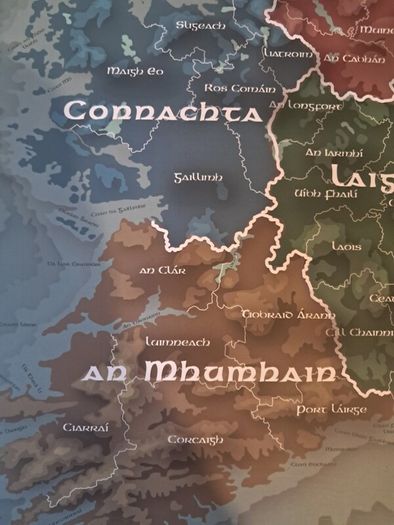 Gaeilge - Map of Ireland