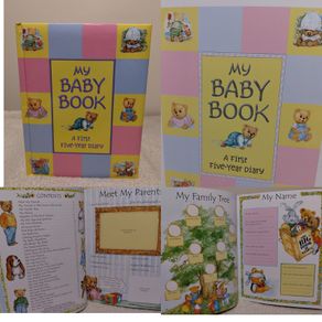 My Baby Record Memory keepsake Book Hardback