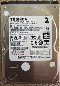Toshiba 1tb Hdd Mq01abd100