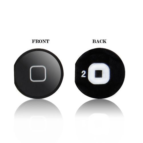 Replacement Home Button Key for iPad 2 - Black -#091044