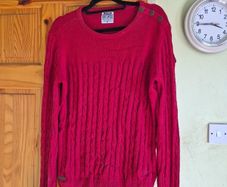Red XXL French Sweater