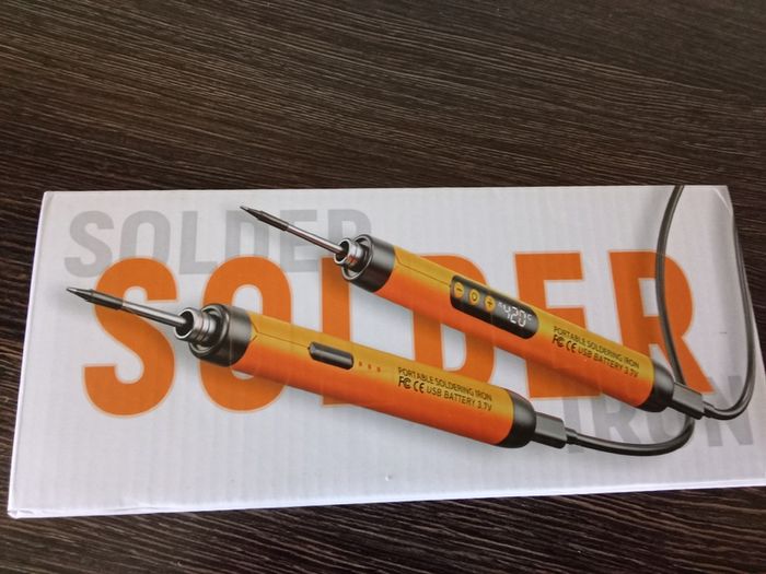 USB 3.7v Portable Soldering Iron.