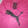 FREE POST Vintage Puma Mesh Vest Tank Top Training Bib Shirt Jersey Pink Vintage Retro Japan Football Soccer  Y2K See thru through Image 2