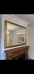 Large Gold Mirror