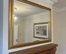 Large Gold Mirror