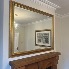 Large Gold Mirror