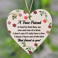 Bnwt wooden heart decoration