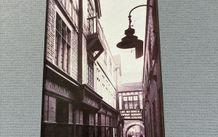 Vintage Authentic Mounted Leinster Market Dublin photograph