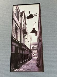 Vintage Authentic Mounted Leinster Market Dublin photograph