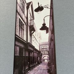 Vintage Authentic Mounted Leinster Market Dublin photograph