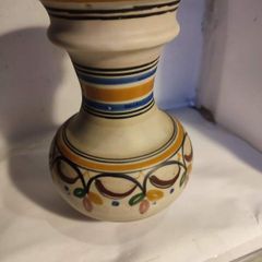 Lovely Hand Made And Painted Vase.