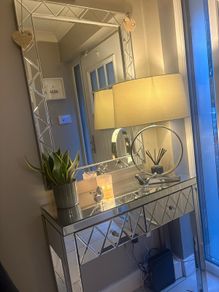 Console table and matching mirror for Sale D 15