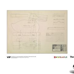 LEGO Technical Drawing Wooden Duck 1958 Print This Is A Promotional Lego Set You Can Not Buy In Shops Brand New Factory Sealed