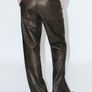 Zara ZW collection, real leather trousers, size L, new,RRP 199 Image 2