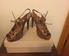Buffalo Leather High Heel