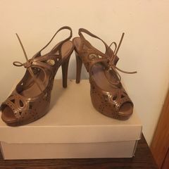 Buffalo Leather High Heel
