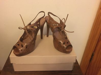 Buffalo Leather High Heel