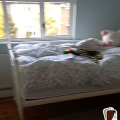 free Arnotts wrought iron single bed