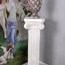 Ionic Column Antique Pedestal White Decorative Column Garden Ornament  Indoor Outdoor Image 2