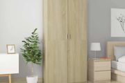 Wardrobe Sonoma Oak 90x52x200 cm Chipboard